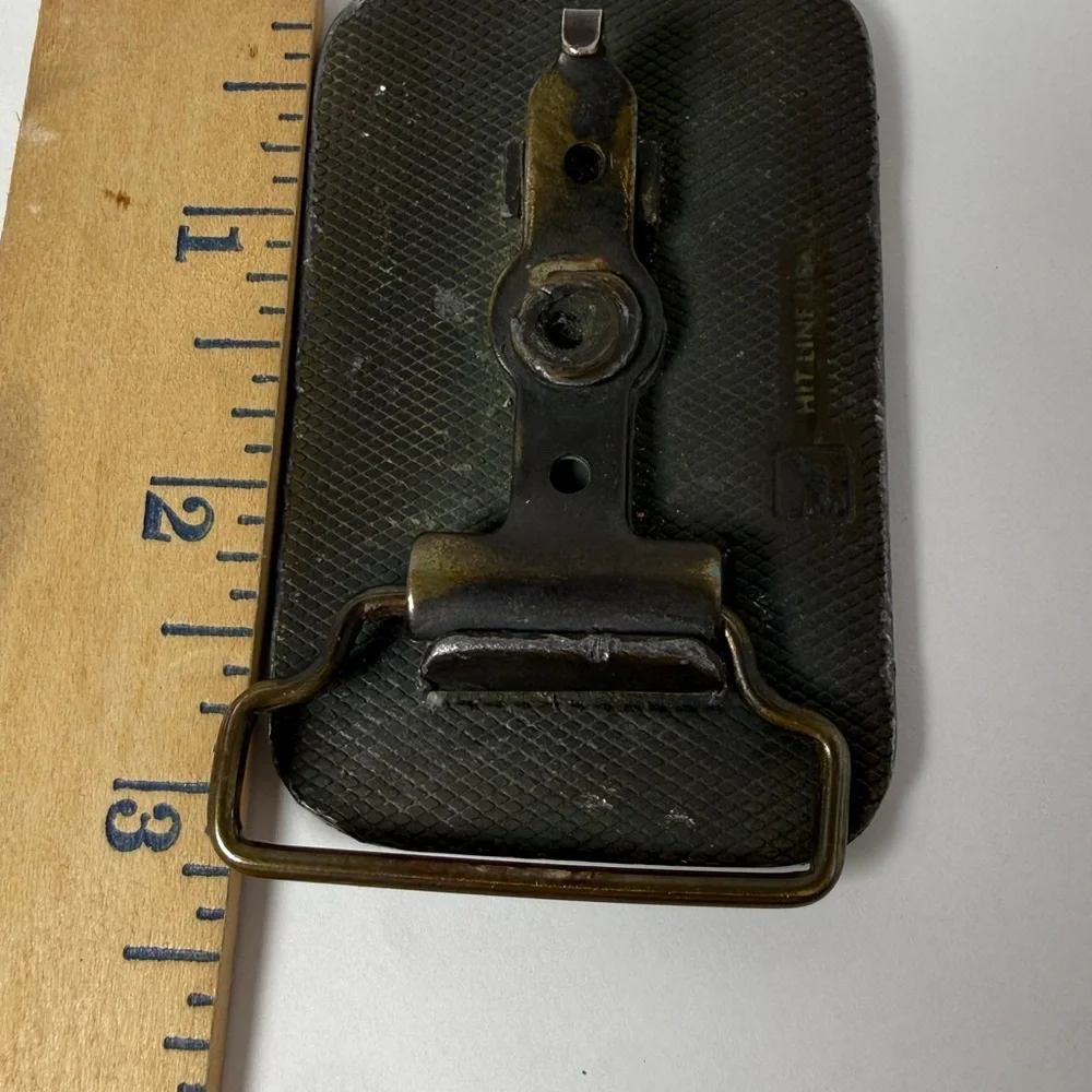 Vintage KOMATSU Construction Heavy Equipment Machinery Belt Buckle Excavator USA
